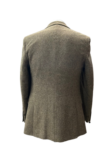 Jofelli Light Brown Modern Fit 3 Piece Tweed Suit
