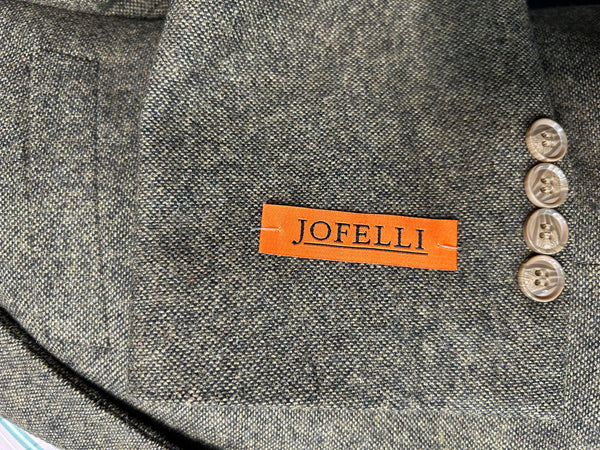 Jofelli Light Brown Modern Fit 3 Piece Tweed Suit