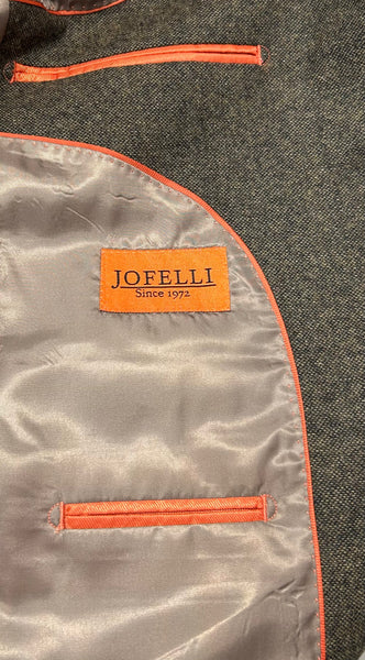 Jofelli Light Brown Modern Fit 3 Piece Tweed Suit