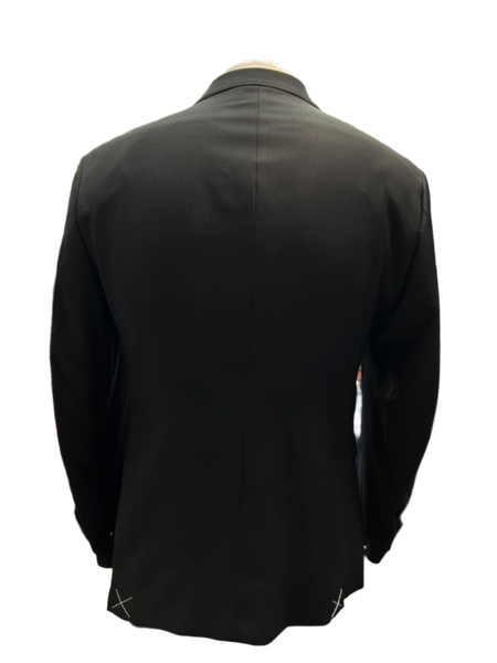 M U S S A Wool Suit Black