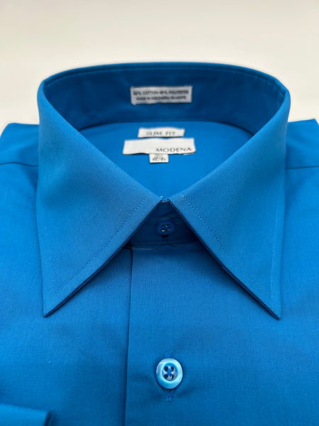 Modena Men's Slim Fit Dress Shirt