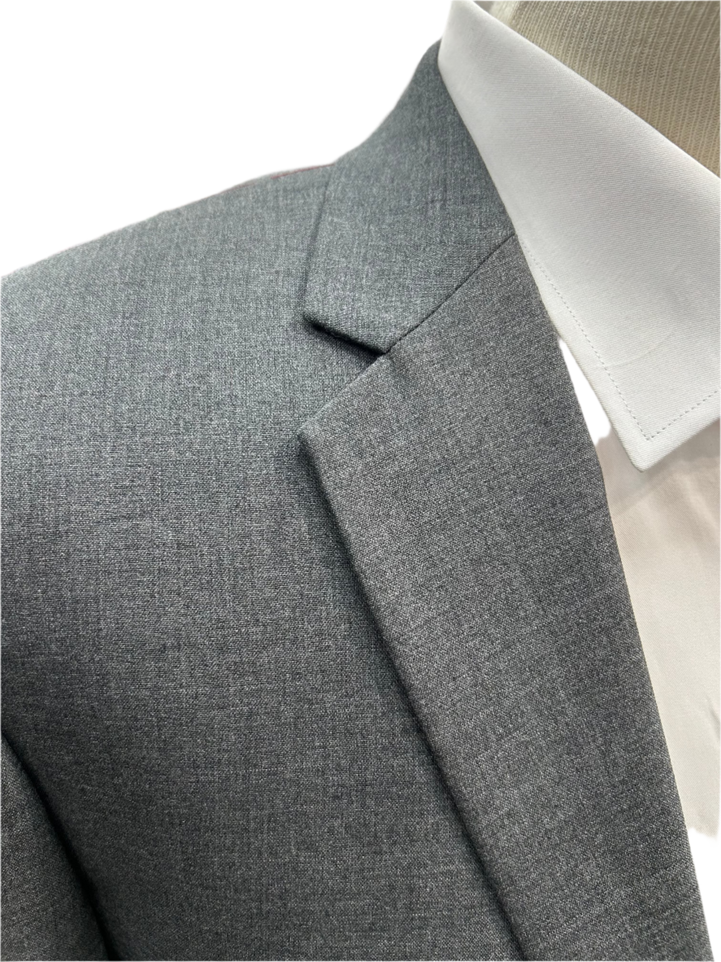 Montefino Solid Light Grey Suit (2-Piece Set) Regular Fit