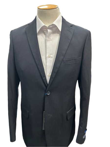Pronto Moda Dark Navy 2-Piece Wool Suit (Slim Fit)