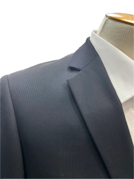 Pronto Moda Dark Navy 2-Piece Wool Suit (Slim Fit)