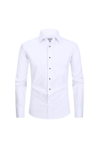 JOFELLI Tuxedo Convertible Dress Shirt - White