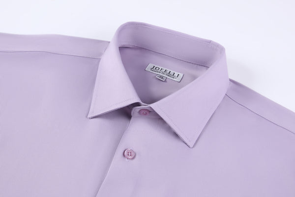 JOFELLI Bamboo Technology Lavender Stretch Wrinkle-free Long Sleeve Button Down