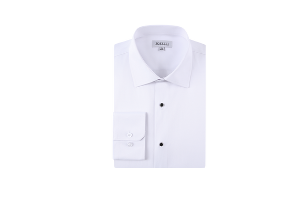 JOFELLI Tuxedo Convertible Dress Shirt - White