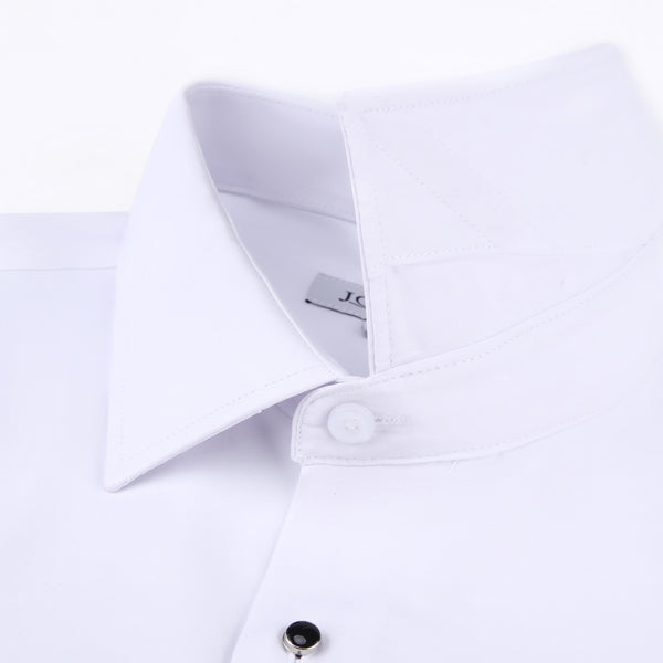 JOFELLI Tuxedo Convertible Dress Shirt - White